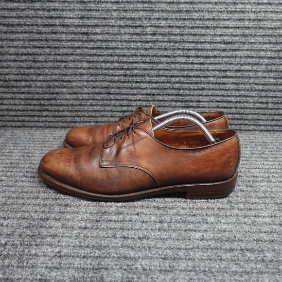 Allen Edmonds Shoes Mens 12 R Berkley Brown Lace Up Almond Toe Oxford Dress main image 14